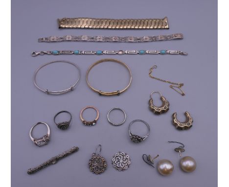 A quantity of various jewellery, silver, etc. 