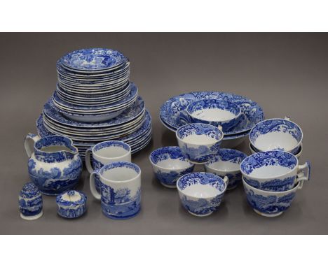 A quantity of Copeland Spode Italian pattern tea and dinner wares.