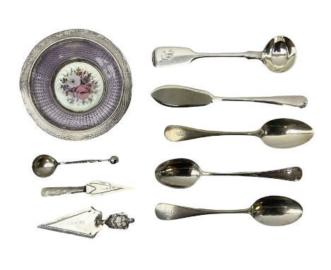 Set of 6 Silver Spoons by Van Dyk Circa 1720