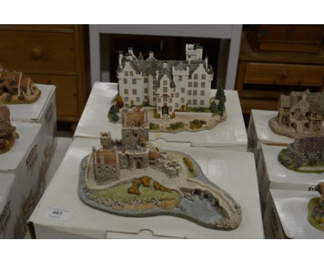 Two Lilliput Lane model castles with original boxes 