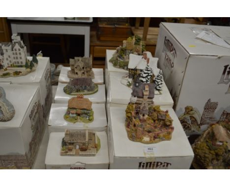 Seven various Lilliput Lane model houses with original boxes 