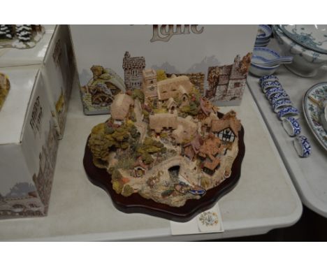 A large Lilliput Lane model of St Peter's cove with original box 