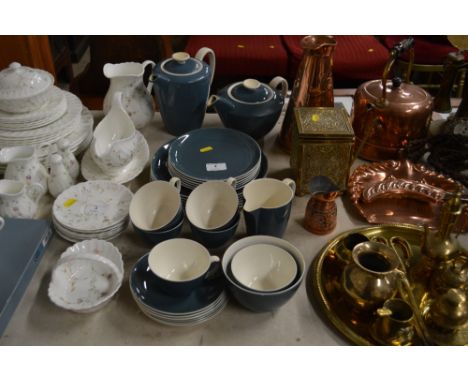 A quantity of Poole twin tone teaware and plates 