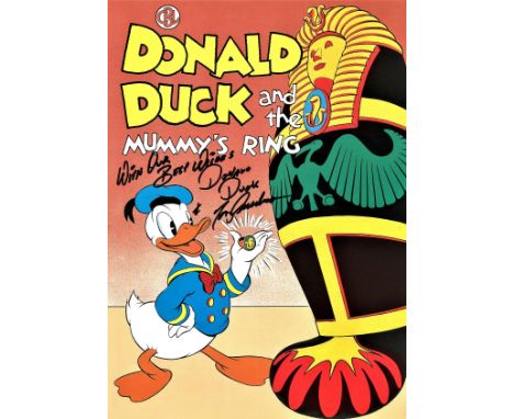 Tony Anselmo signed 13x10 Walt Disneys Comics and Stories Donald Duck Print. Tony Anselmo (born February 18, 1960) is an Amer