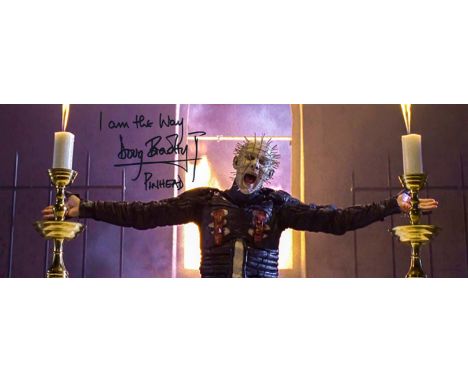 Ultra-Rare! Hellraiser Doug Bradley Signed Large Panoramic 16x6 Photo. This Beautiful And Ultra Rare Hand-Signed 16 Inches X 