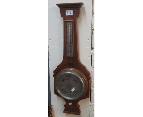 20th Century wall barometer marked Made in England.(B.P. 24% incl. VAT)