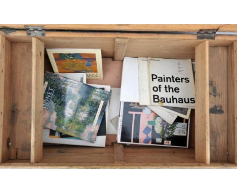 Jonathan Richard Turner, A large wooden trunk marked Turner.  Inside a number of art related books including works on Richard