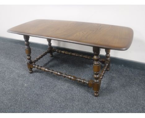 An Ercol elm coffee table 