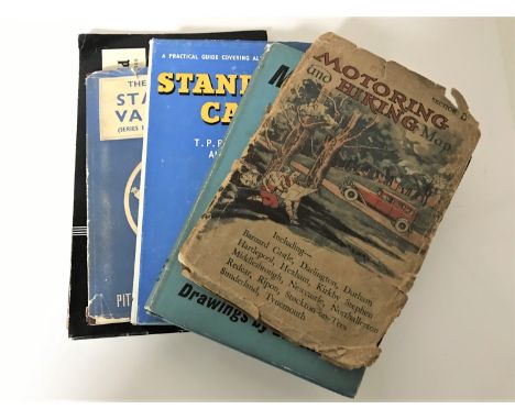 Four vintage car books to include a Triumph Herald owner's manual, The Book of the Standard Vanguard, Standard Cars A Practic