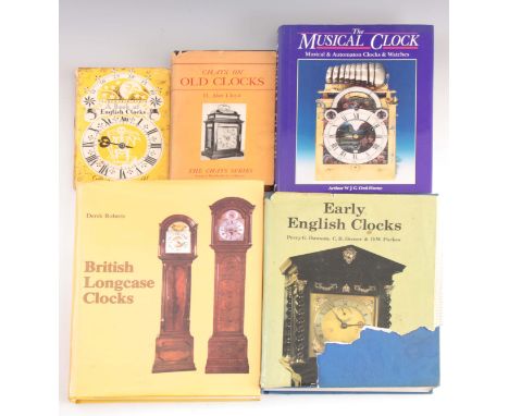 1, DEREK ROBERTS, BRITISH LONGCASE CLOCKS. 2, PERCY G. DAWSON, C. B. DROVER, D. W. PARKES EARLY ENGLISH CLOCKS. 3, W. J. G. O