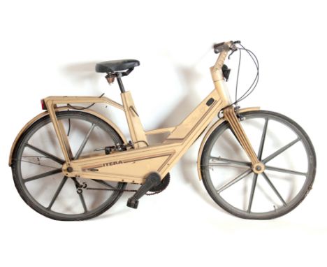 AN UNUSUAL VINTAGE ITERA PLASTIC BICYCLE 