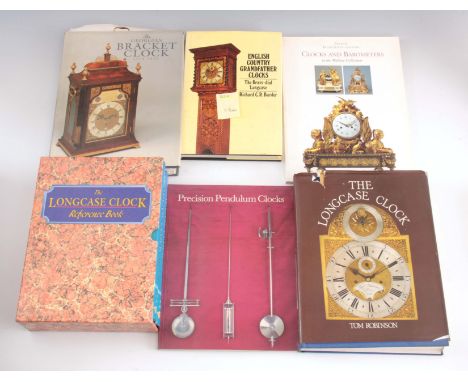 1, DEREK ROBERTS ANTIQUES, PRECISION PENDULUM CLOCKS. 2, TOM ROBINSON, THE LONGCASE CLOCK. 3, PETER HUGHES, CLOCKS AND BAROME
