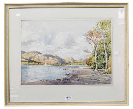 Edward H Simpson (20th century)The Shore, Coniston waterSigned, watercolour, together with a further watercolour by TL Rowbot