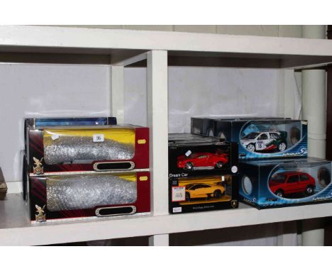 Solido, Dream car, Die-Cast metal and Ricko model vehicles, all boxed