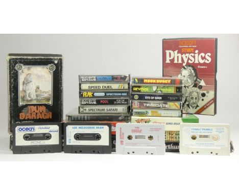A collection of twenty two games for the Spectrum, to include : The Hobbit, plastic insert and manual The Times Book of Compu