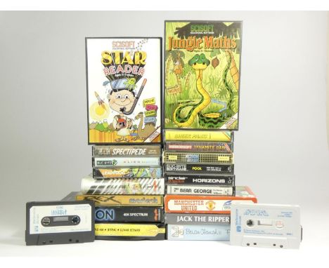 A collection of twenty games for the Spectrum, to include :Ultimate Play the Game, original box and plastic insertBrian Cloug