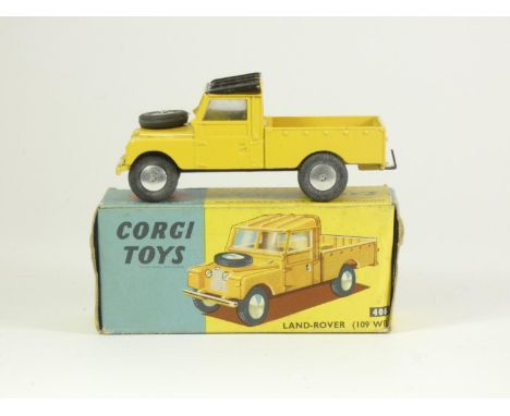 A Corgi 406 Land Rover (109 WB), playworn, original box