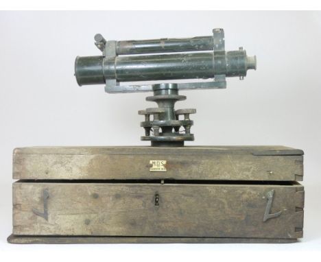 A J. and W. E. Archbutt and Sons, London, 12 inch brass Theodolite, in case (bottom of case in loose), made between 1866 and 