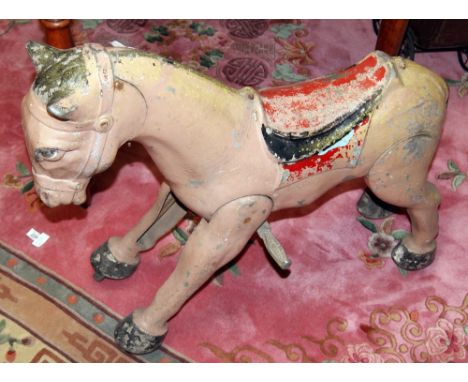 'Master Crafts of Scotland', a vintage cast metal child's horse