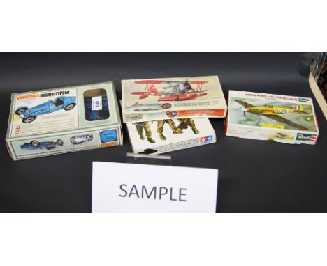 Vintage Airfix kits - nine in total 