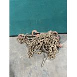 Approx 3x Lifting Chains With Some Form of Anchors. Please View Image For Further Detail
