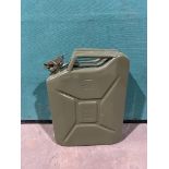 Lapwing Navy Green Steel 20L Jerry Can