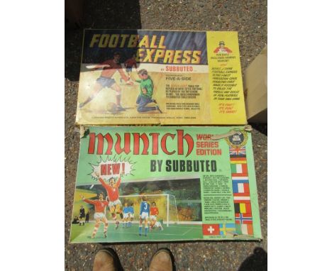 2 vintage Subbuteo games