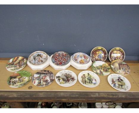 Set of 8 miniature Goebel plates and other picture plates&nbsp;