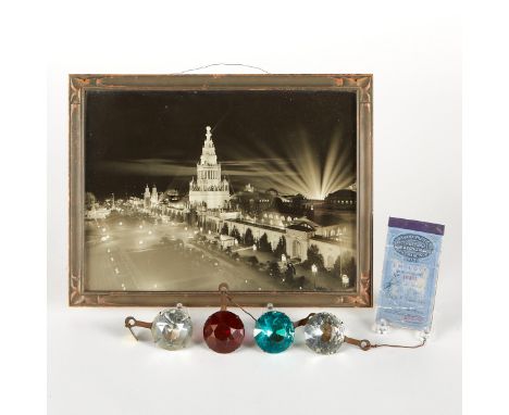 Group of six items from the 1915 Panama-Pacific International Exposition (PPIE) in San Francisco, California. Including four 