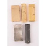 A COLLECTION OF DUNHILL LIGHTERS