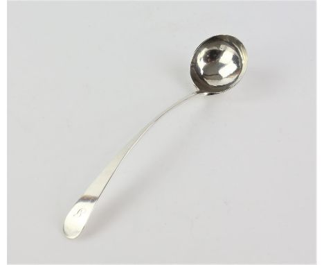 Georgian Scottish silver sauce ladle, Edinburgh 1806