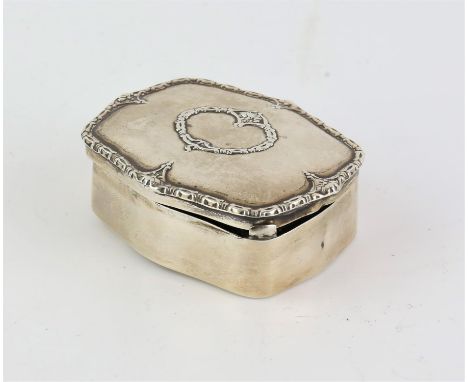 Edwardian Silver ring or trinket box, Birmingham, 1908