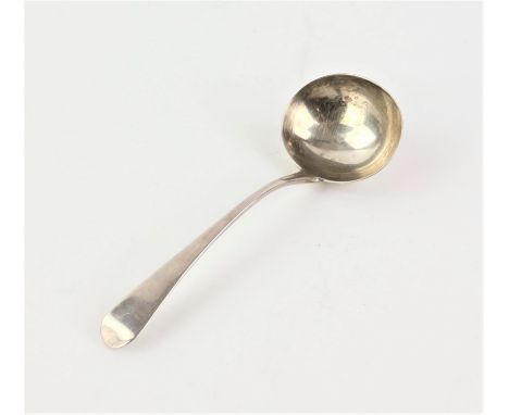 Georgian silver ladle by Eley and Fearn,London, 1802