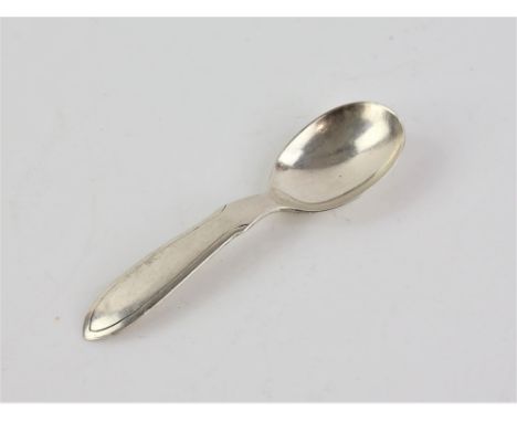 Mapping and Webb silver caddy spoon, Sheffield, 1938