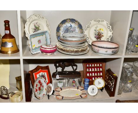 A GROUP OF CERAMICS, including a Beswick Britannia Collection Spirit of The Wind, model no 2688/H2688 bronze gloss, assorted 