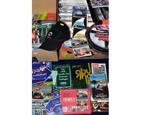 A COLLECTION OF FORMULA ONE MEMORABILIA &amp; EPHEMERA, race programmes, tickets, passes (some with autographs inclding Dario