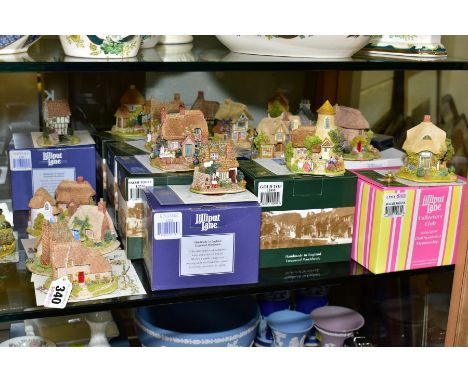 TWENTY THREE LILLIPUT LANE SCULPTURES, from Symbol of Membership, Collectors Club and special promotion, mostly boxed with de