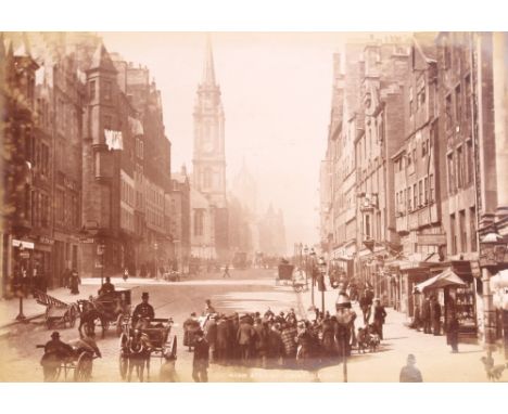 A late 19th Century Scottish photograph album, depicting views, towns etc.; and an album of Scottish post-cards originally fr