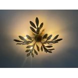 NO Reserve - Pair Of Leaf Design Ceiling Lights