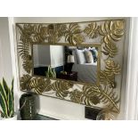 NO Reserve - Leaf Design Mirror