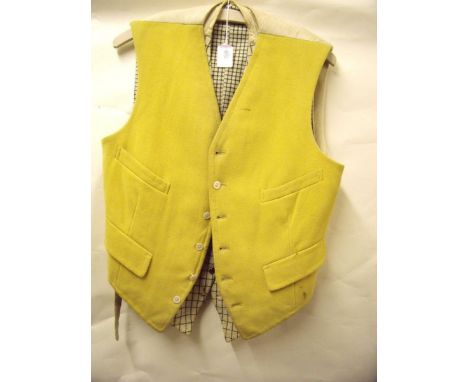 Two vintage huntsman waistcoats 