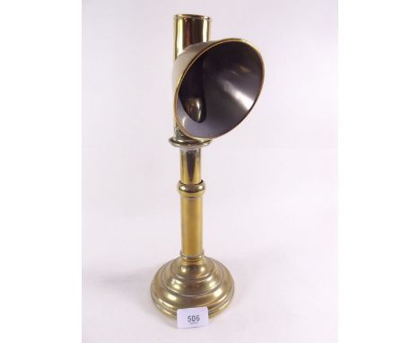 A brass lace makers lamp 