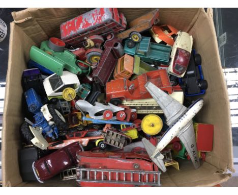 A collection of playworn Dinky, Corgi, yesteryears etc.