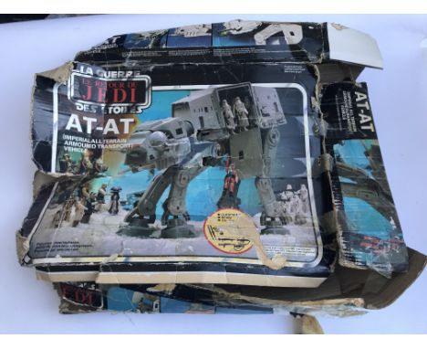 A boxed vintage Star Wars: Return of The Jedi AT-AT Walker, box in very poor condition.