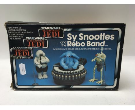 A boxed vintage Star Wars: Return of The Jedi Sy Snootles and The Rebo Band set.