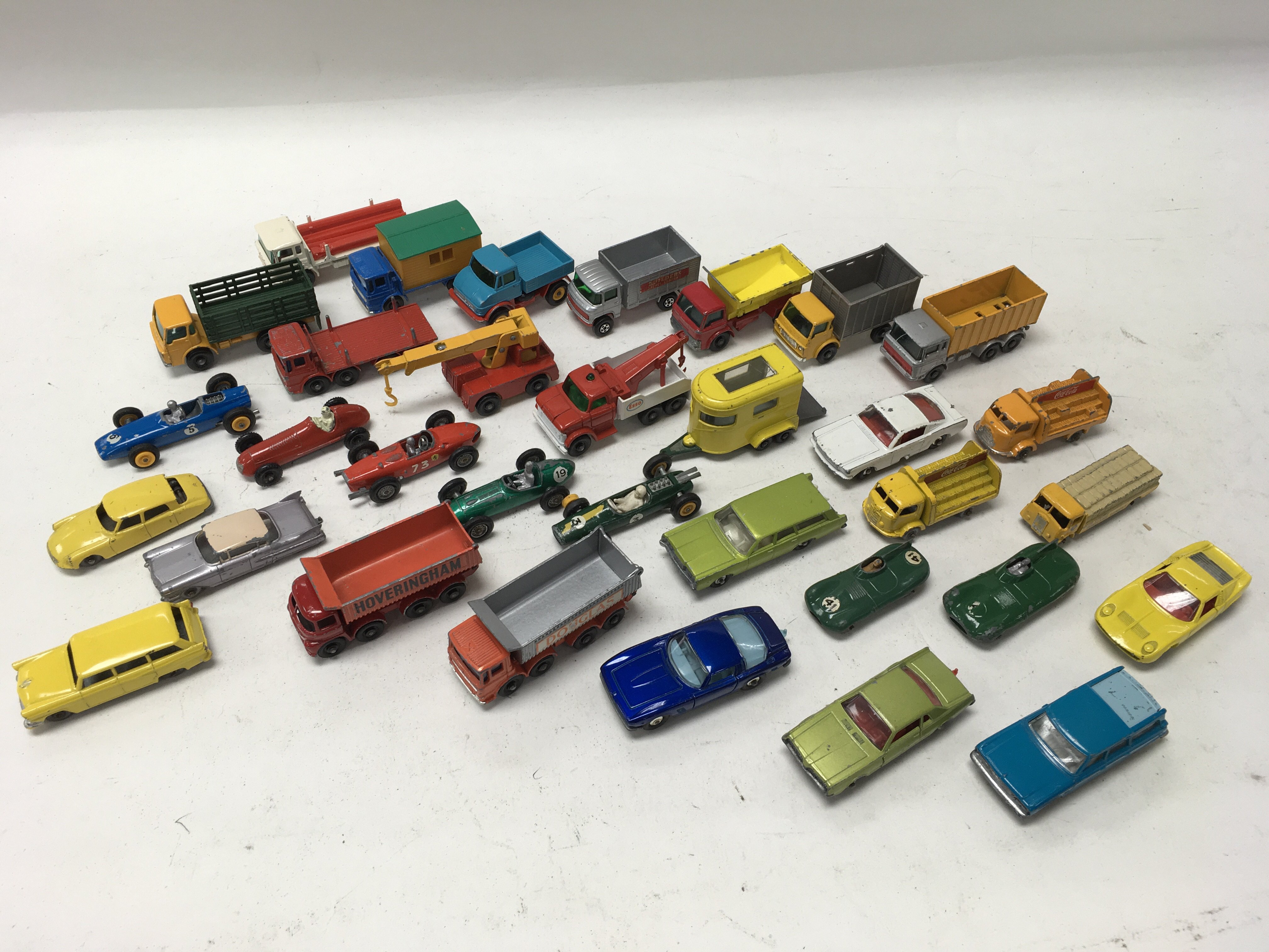 A Collection Of 235 Unboxed Matchbox 1-75 Series Models From The Early ...