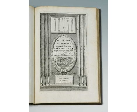 GOLDMANN (Nikolaus) Tractatus de Stylometris, sive, Instrumentis quibus quinque ordines Architecturae Methodo quâ facilior in