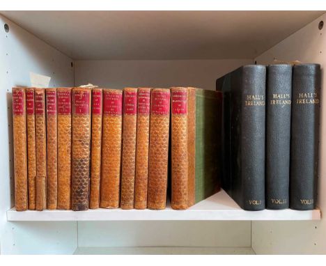 HALL (S C) Ireland, its Scenery Character etc, 3 vols., no date, new edition, 8vo, plates and illustrations, light spotting, 