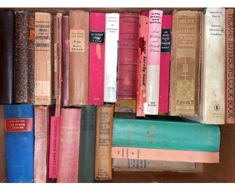 Cookery. DAVID (Elizabeth) French Provincial Cooking, dust jacket; Summer Cooking; GRIEVE (M) My Book of Herbs, cloth; CAREME