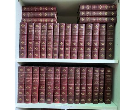 DICKENS (Charles) The Works..., Introduction, General Essay, and Notes by Andrew Lang, Gadshill Edition in 34 vols., 1897-99,